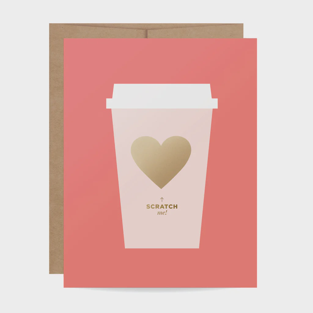 Inklings Paperie Card - Coffee Love Scratch-Off