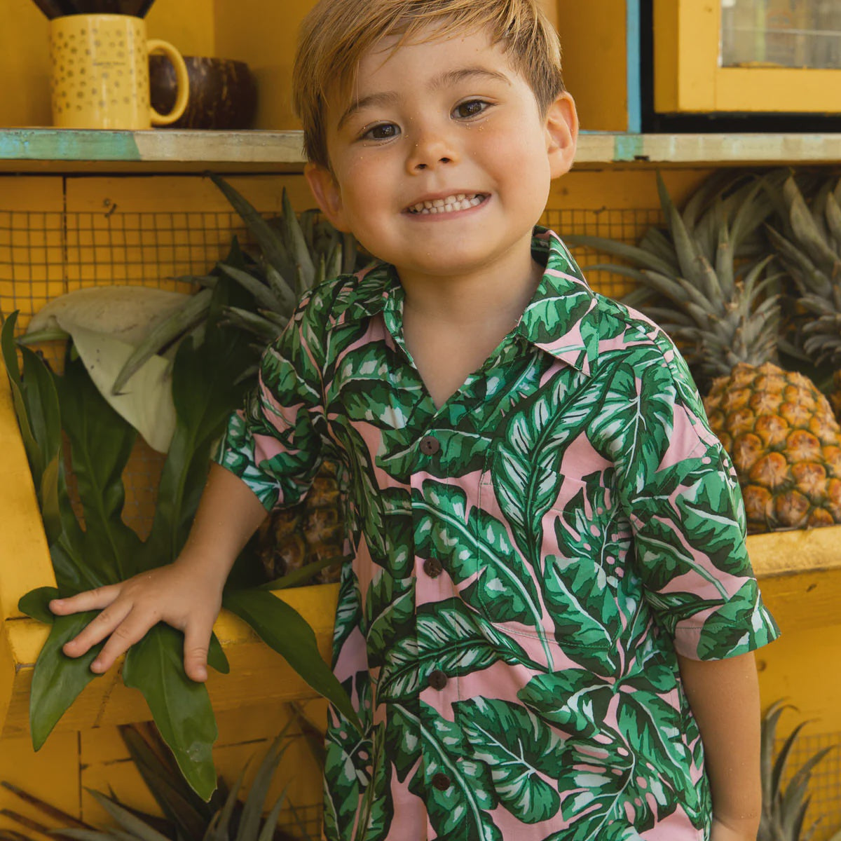 Kenny Flowers Boys Hawaiian Shirt - The Little Luau - TABS
