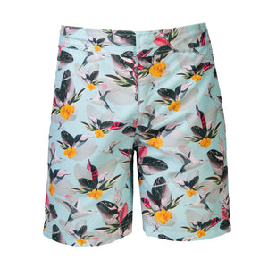 Men's Swim Short ♻️ Longtails & Loquats - TABS Turquoise