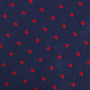 OTAA Tie - Navy on Red Mini Pin Dots