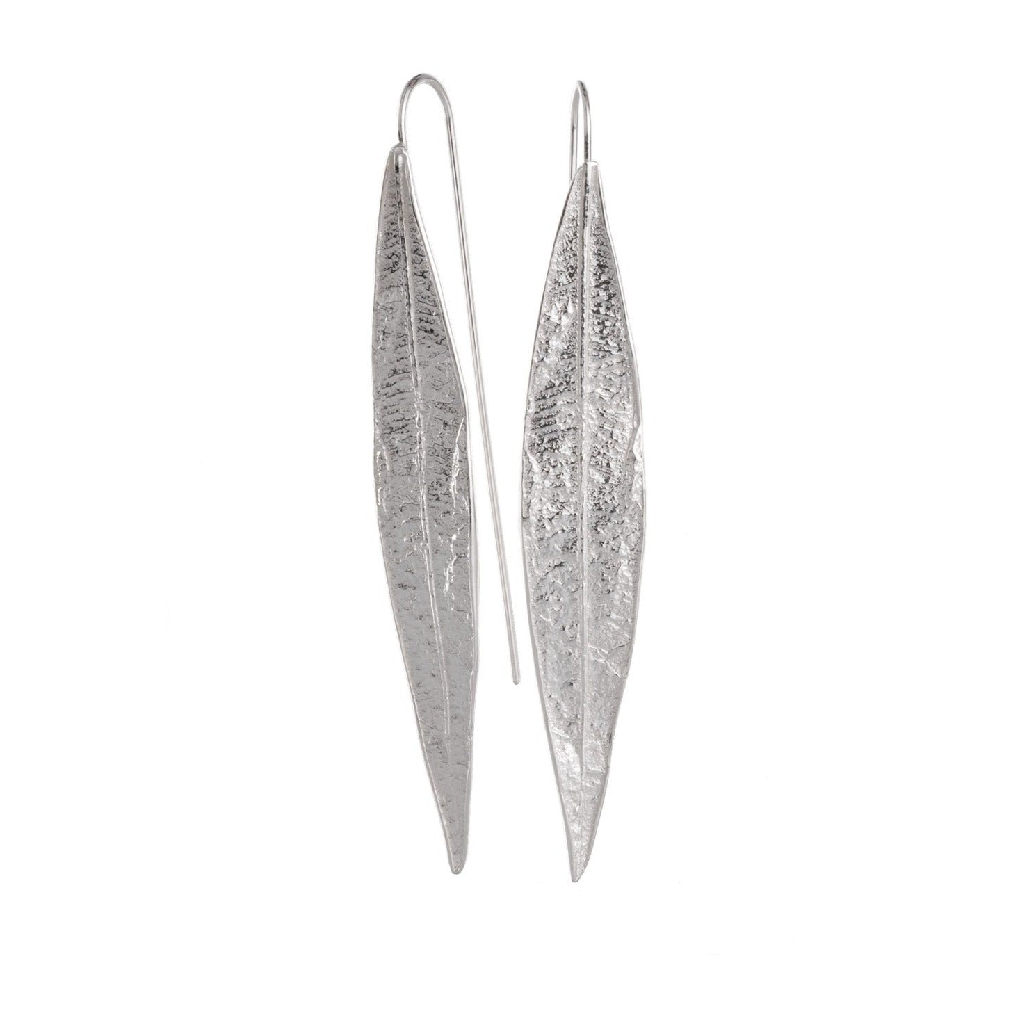 Airy Heights Design oleander leaf earrings