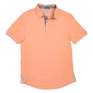 Men's Cotton Polo - Bermuda Peach