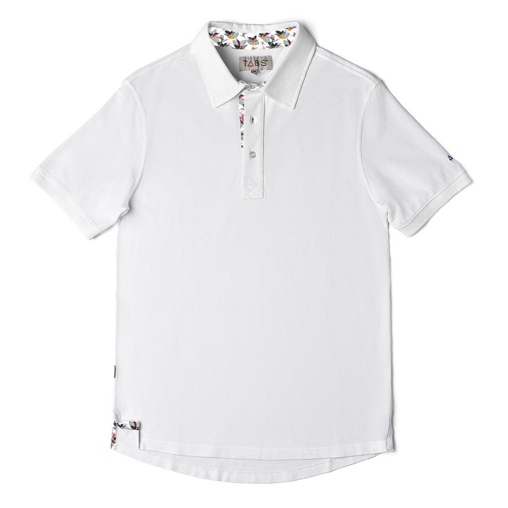 Men's Performance Polo - Roof White