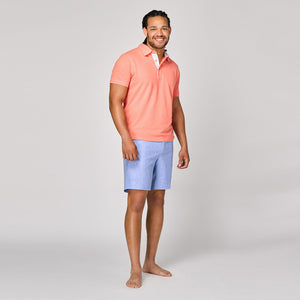 TABS Mens Something Blue cotton linen Bermuda shorts