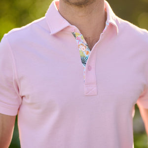 Men's Cotton Polo - Bermuda Pink