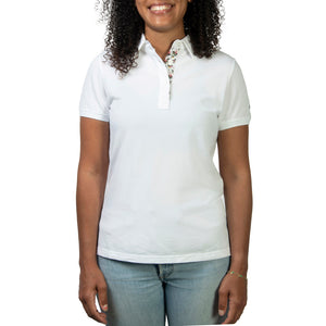 TABS Bermuda Polo Women Cotton White Front