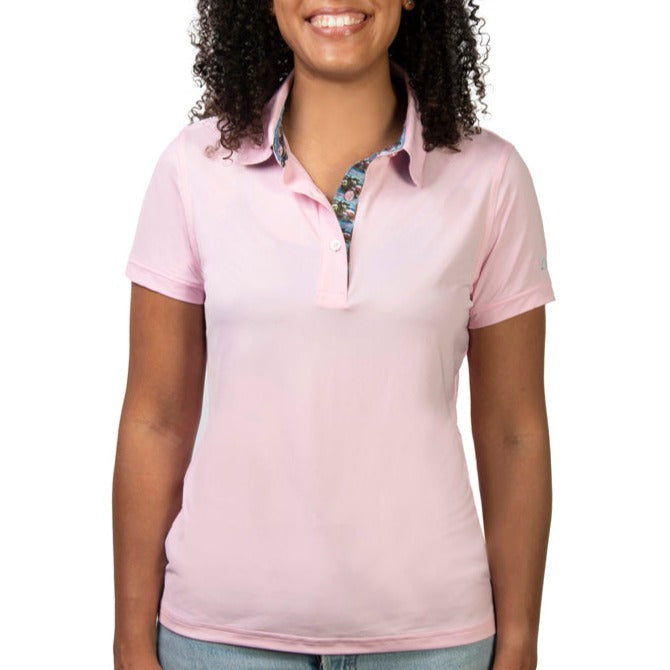 TABS Bermuda Polo Women Performance Pink Detail.jpg