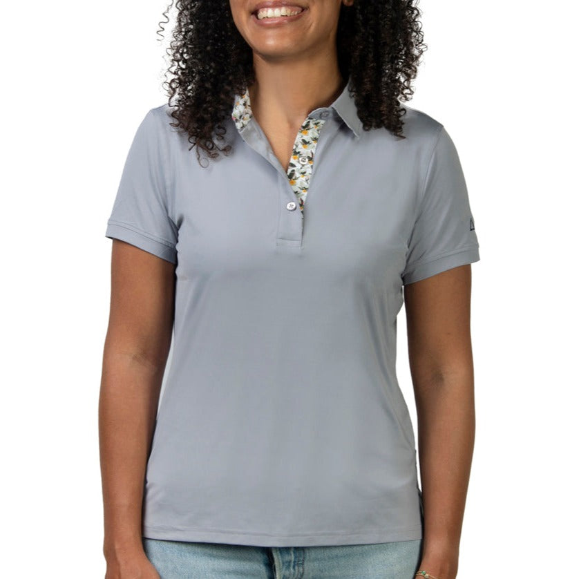 TABS Bermuda Polo Women Performance grey front