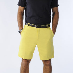 TABS Mens Loquat Yellow cotton Bermuda shorts