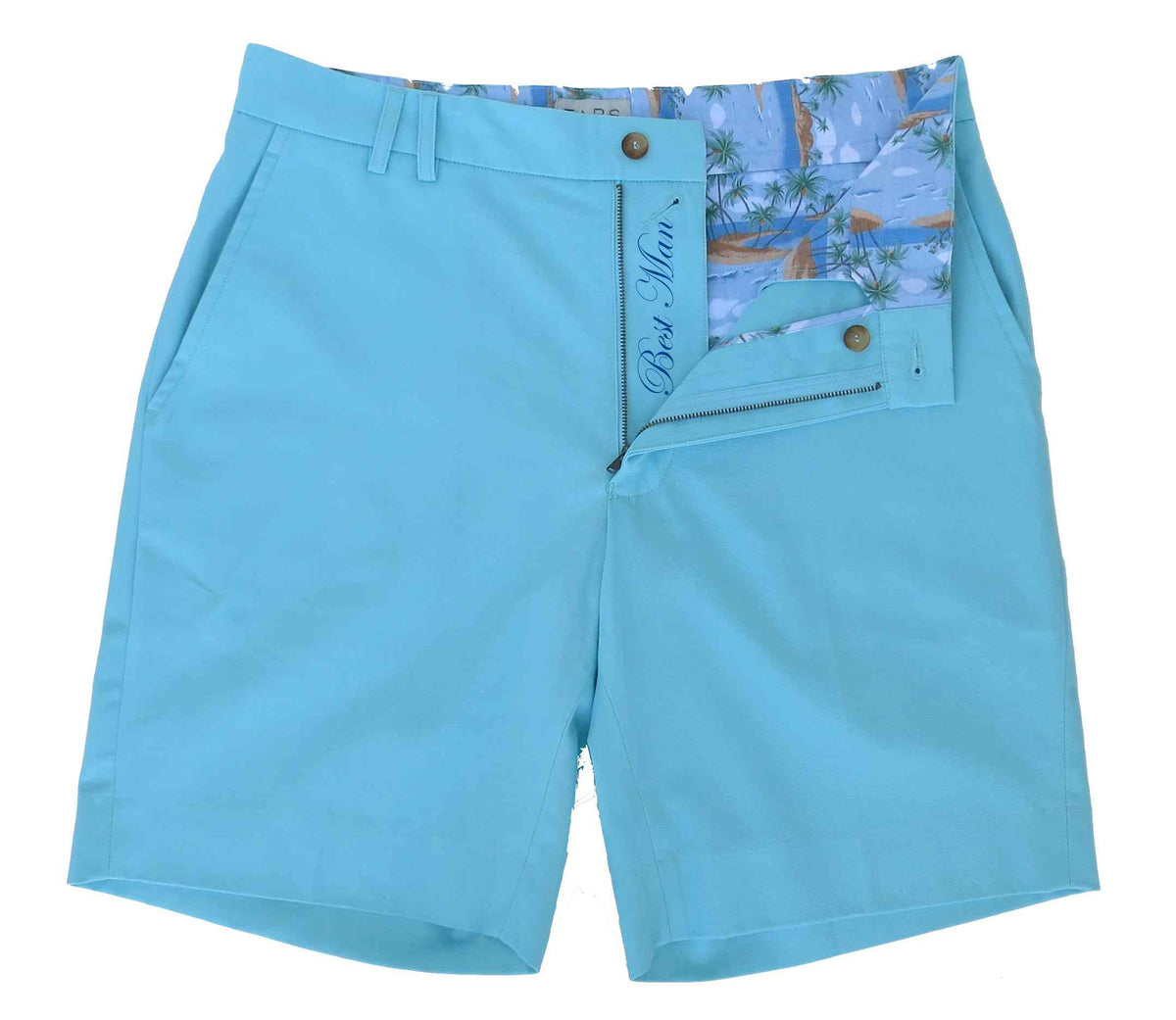 TABS Clearwater Blue with custom embroidery: 'Best Man'