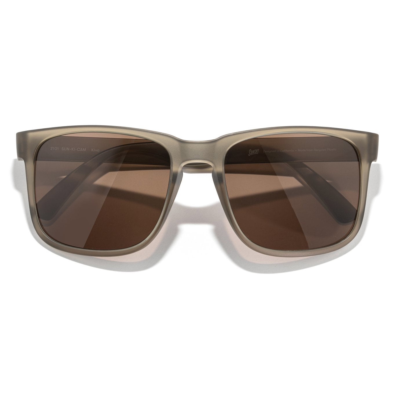 SUNSKI Sunglasses - Kiva Matte Cola Amber