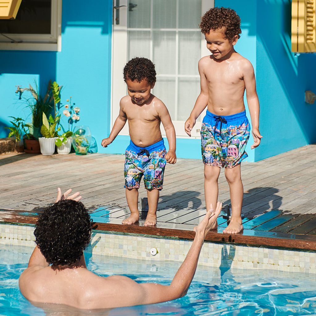 The Loren Kid's ♻️ Swim Short - Dowdle 2025