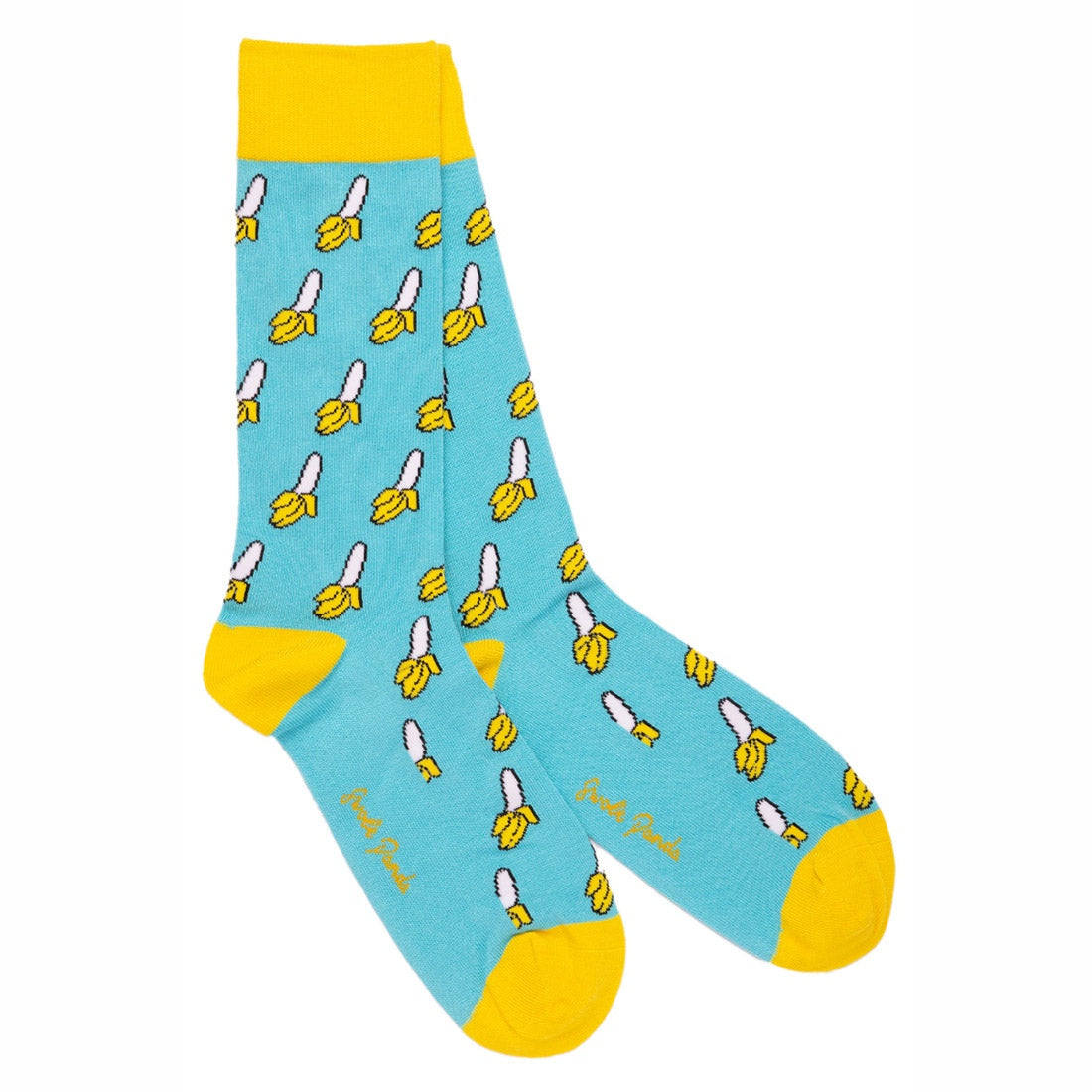 Swole Panda Socks - Banana
