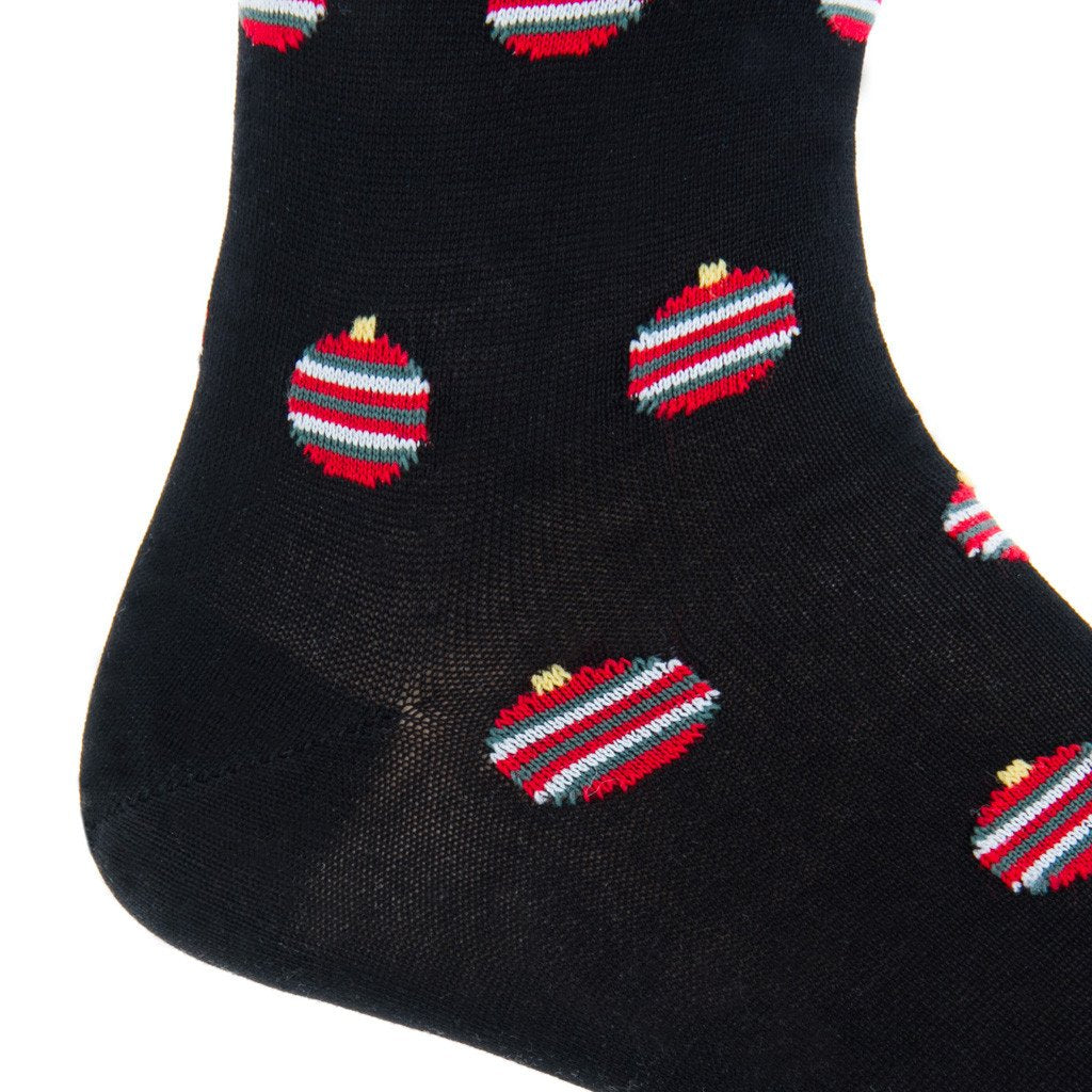 Dapper Classics Socks - Black Ornament